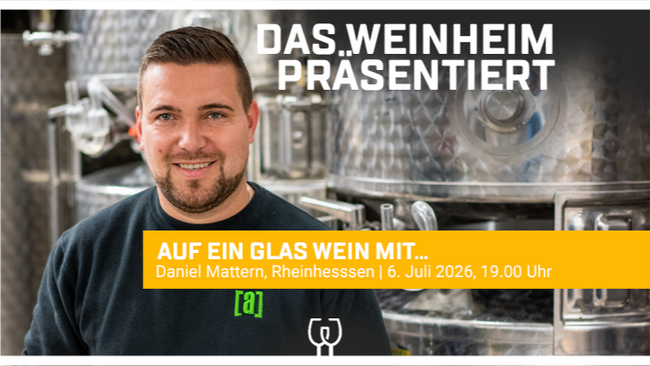 Weinverkostung und Gourmet-Menu mit Daniel Mattern, Rheinhessen
