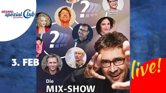 Die Club Mix-Show im Februar • zum 114. Mal live in der Brunsviga!