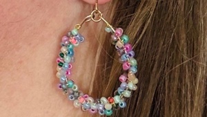 Alltag raus, Glitzer an! Ohrhänger mit Straßsteinen gestalten