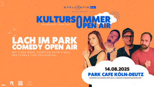 LACH IM PARK -  DAS COMEDY OPEN AIR | Park Cafe Kultursommer