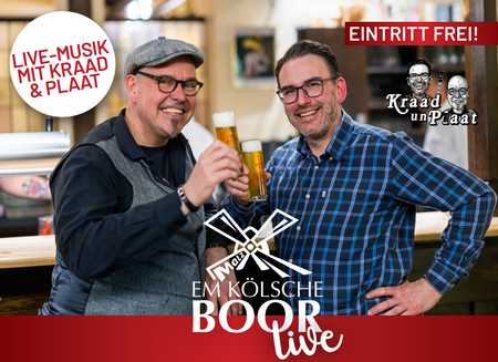 KÖLSCH EM BOOR - MITSINGKONZERT IM BRAUHAUS KÖLSCHE BOOR