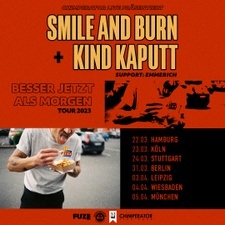 SMILE AND BURN + KIND KAPUTT LIVE- VEEDEL CLUB
