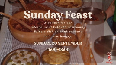 Sunday Feast: A Women & FLINTA Potluck 💖