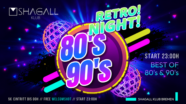 RETRO - 80's & 90's PARTY