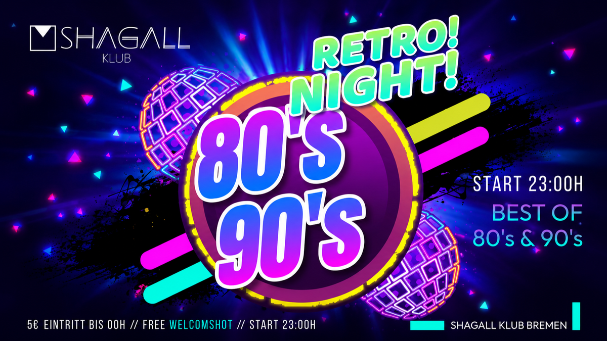 RETRO - 80's & 90's PARTY
