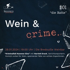 WEIN & CRIME: Kölns erstes interaktives True Crime Event.