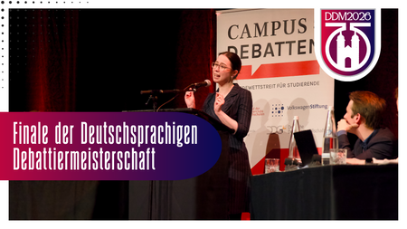 Finale der Deutschsprachigen Debattiermeisterschaft 2026