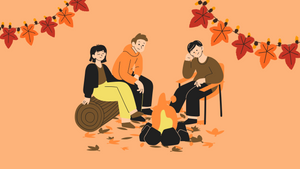 Herbstbasteln & Kartoffelfeuer