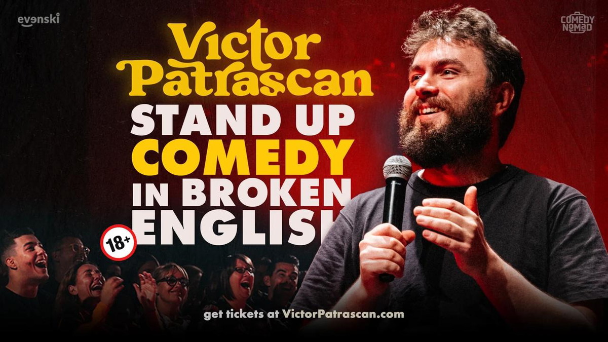 Titelbild der Veranstaltung the biggest Problem in the world - Stand up Comedy in English with Victor Patrascan