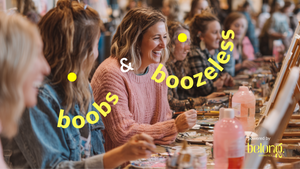 boobs & boozeless | Charity Paint Event für Brustkrebs-Survivorinnen