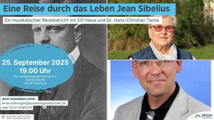 Eine Reise durch das Leben Jean Sibelius – ein musikalischer Reisebericht