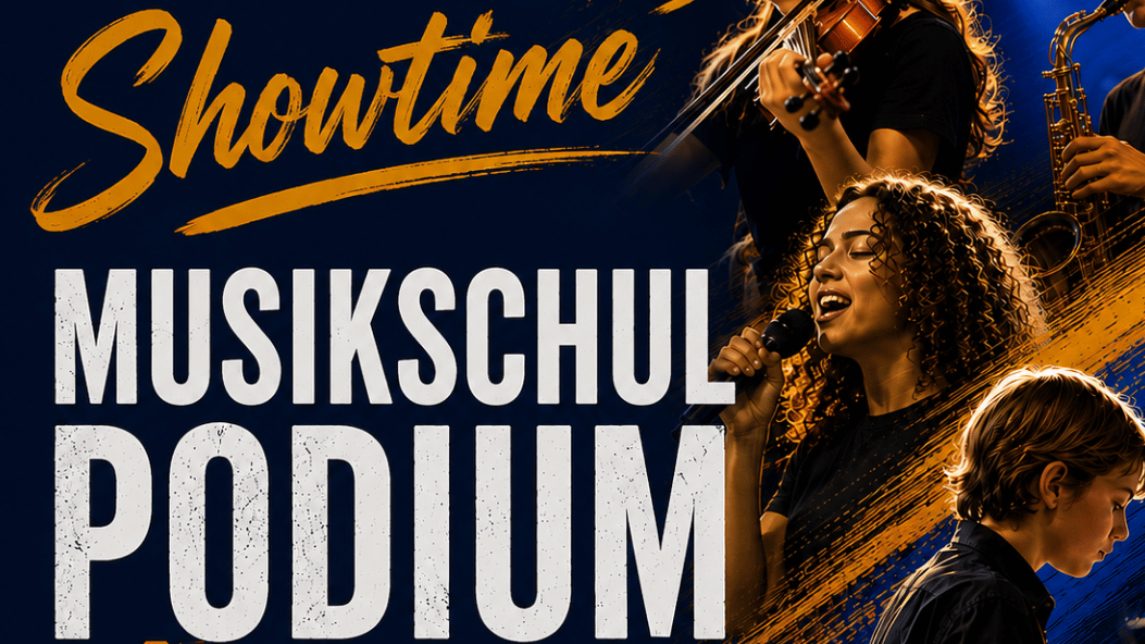 Titelbild der Veranstaltung Showtime - Musikschulpodium für alle
