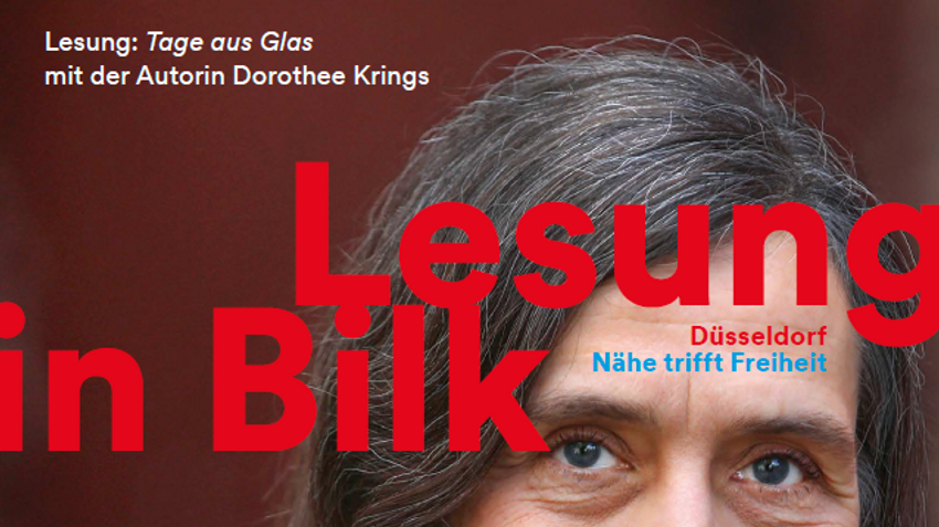 Lesung "Tage aus Glas" mit der Autorin Dorothee Krings
