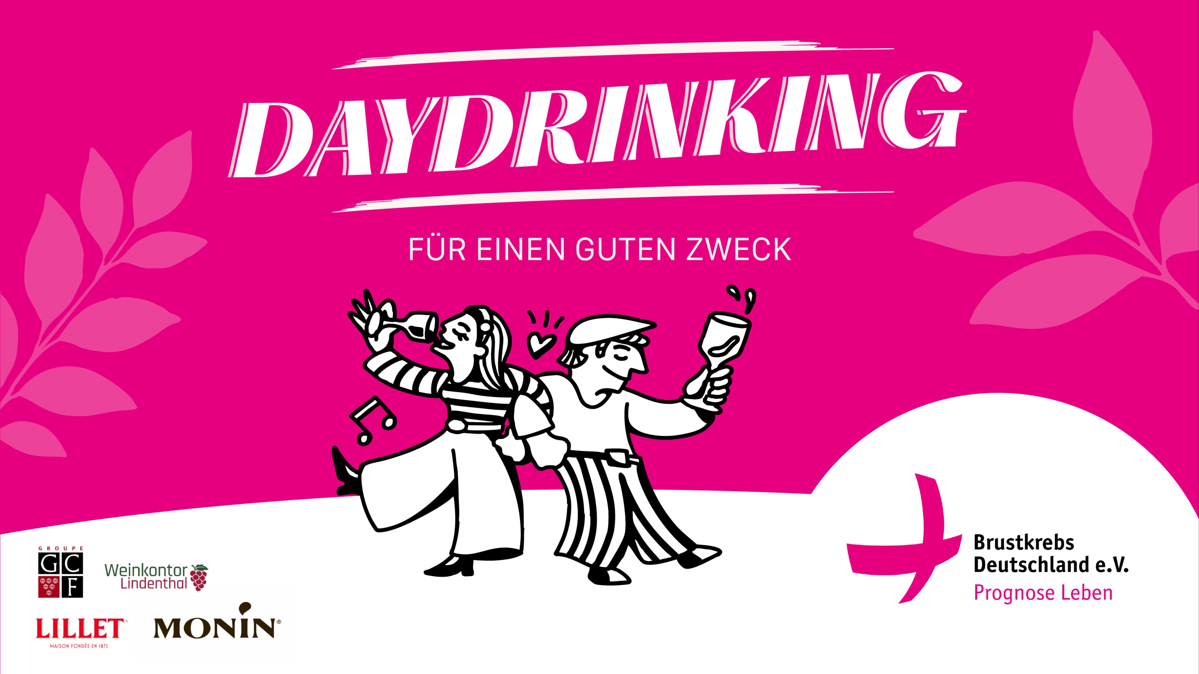 Daydrinking für den guten Zweck! 🥂🎀