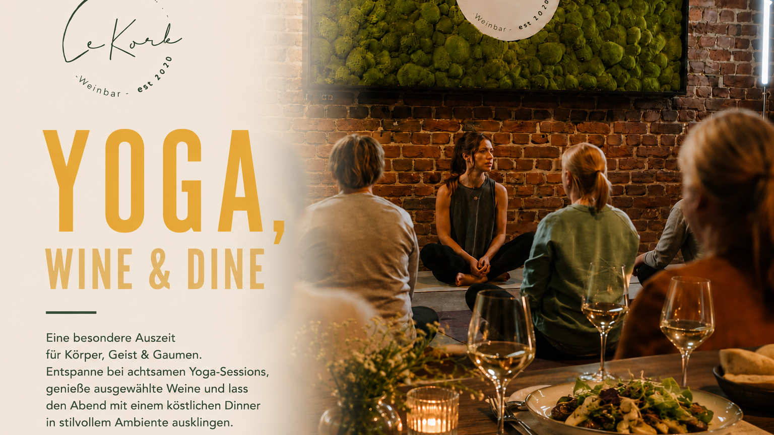 Yoga, Wine & Dine