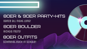 80er Party in der Kletterarena