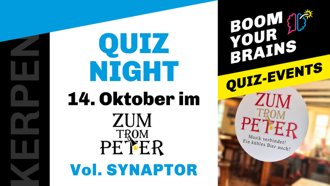 Quiz-Night Kerpen | Vol. Synaptor | Boom Your Brains