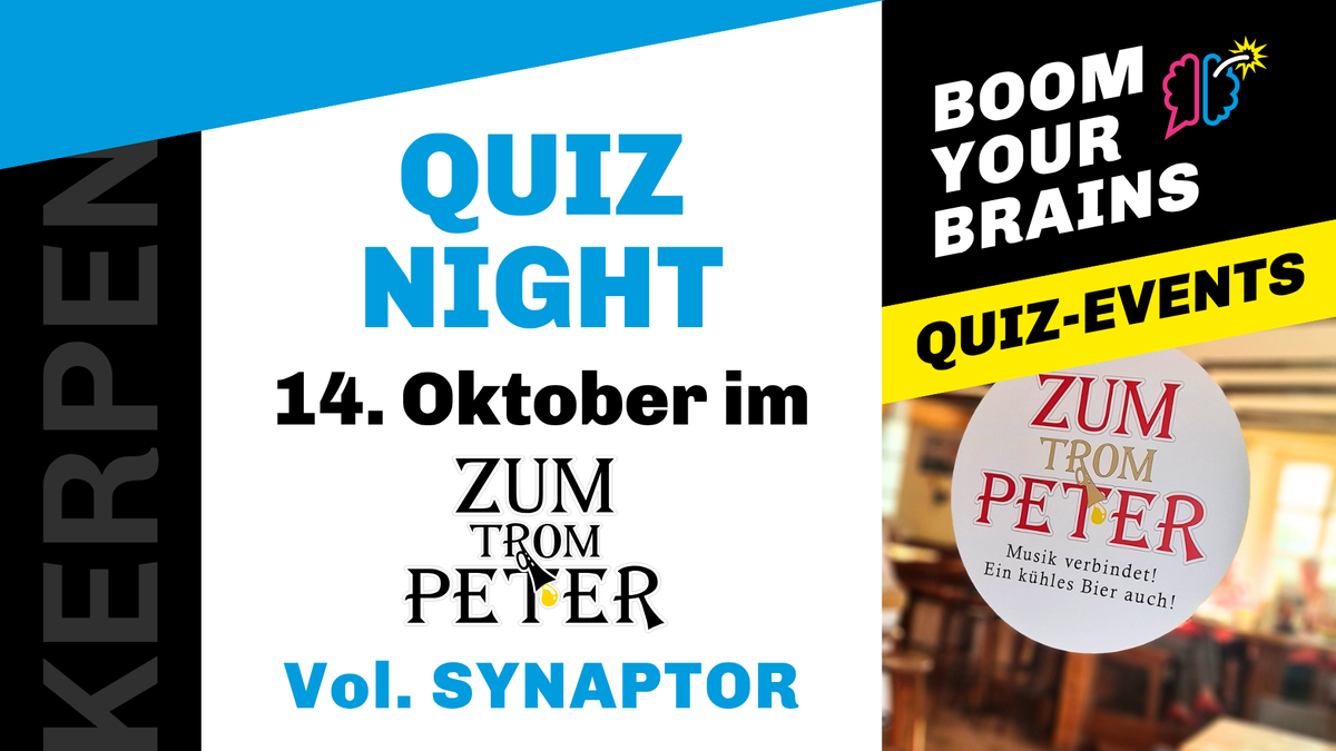 Quiz-Night Kerpen | Vol. Synaptor | Boom Your Brains