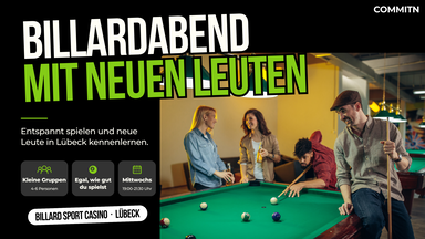 Billardabend mit neuen Leuten in Lübeck