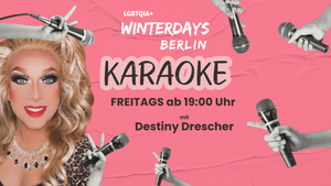 Vorausgeschaut: Karaoke auf den LGBTQIA*Winterdays