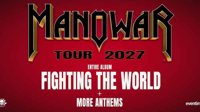 Manowar I Kings Of Metal Fighting The World Tour 2027