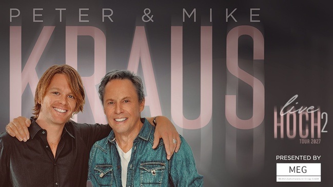 PETER KRAUS & MIKE KRAUS - LIVE HOCH 2 Duette, Hits, Stories mit Herz & Rock’n’Roll im Blut