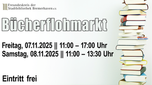 Bücherflohmarkt vom Freundeskreis der Stadtbibliothek