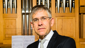 Organist Felipe López aus Madrid im Konzert