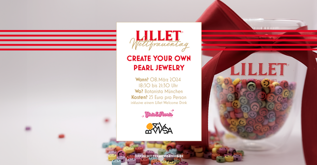 LILLET Weltfrauentag CREATE YOUR OWN PEARL JEWELRY Workshop