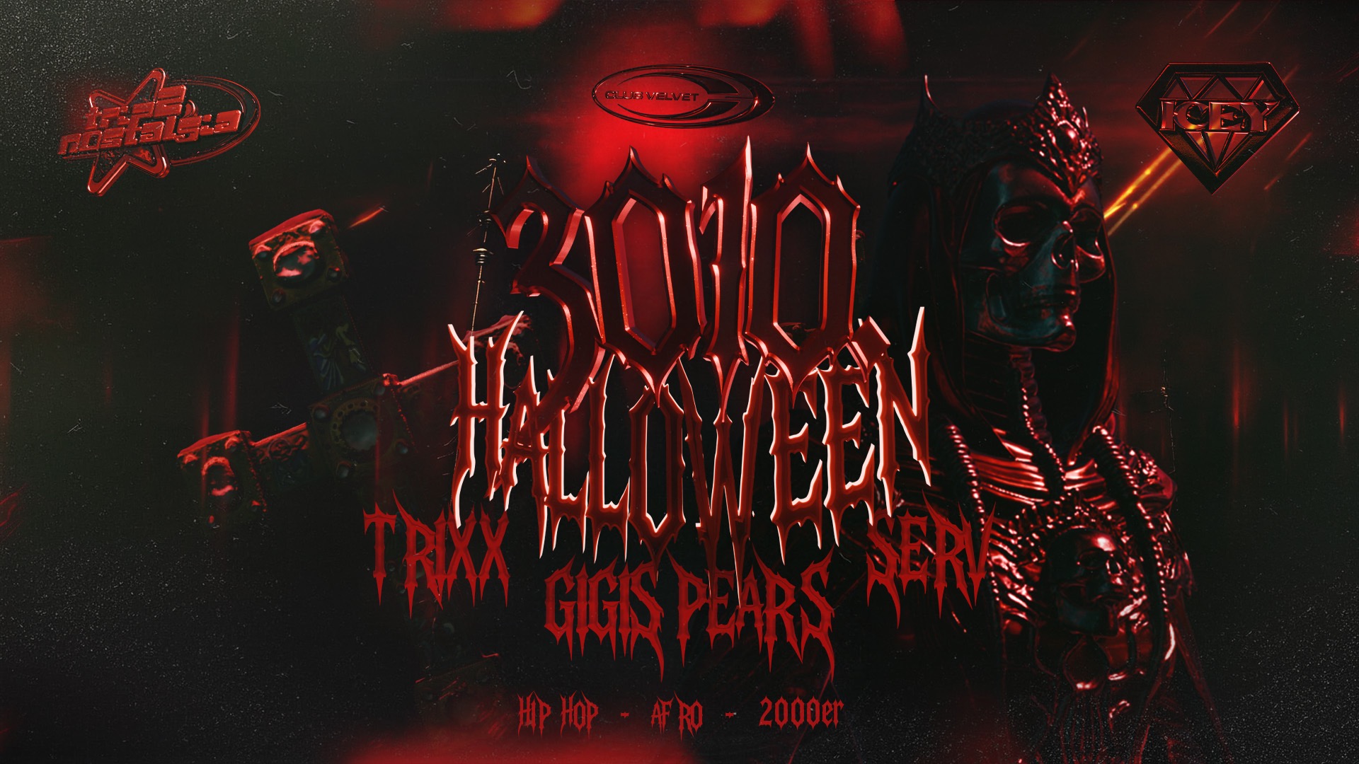 Halloween Nightmare im Velvet - HipHop x 2000s by Trip2Nostalgia & Icey 🎃👻