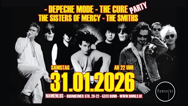 DeMode * Cure * Sisters * Smiths : PARTY