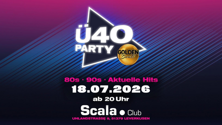 Golden Beats präsentiert: Die große Ü40-Party in Leverkusen ✨