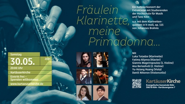 'Fräulein Klarinette, meine Primadonna...'