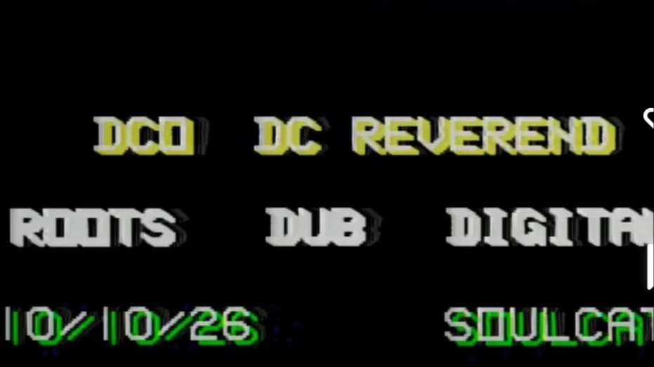 DJs DCO & DC Reverend - Dub, Reggae & Roots  VINYL ONLY