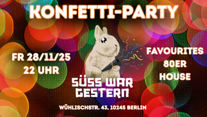 Süsse Konfetti Party