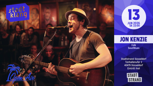 «stadtklang» LATE NIGHT SPECIAL mit JON KENZIE | Open Air @ STADTSTRAND Düsseldorf