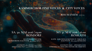 CONNECTED BEYOND – Zeitgenössische Chormusik im Dialog