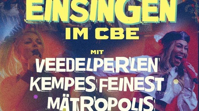 EINSINGEN im CBE | mit VEEDELPERLEN, KEMPES FEINEST, MÄTROPOLIS
