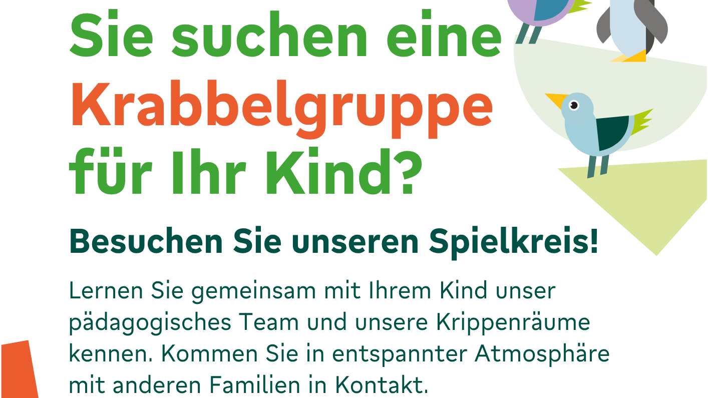 Krabbelgruppe im Fröbel Kindergarten Winterstraße