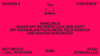 Paneltalk "Queer Art Between Love And Hate"