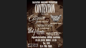 Salvation Bookings & AREAL präsentieren: Contention, Clique, Negative Frame, Prison of Hope, Wrath of Insurrection & xSACRIFICEx
