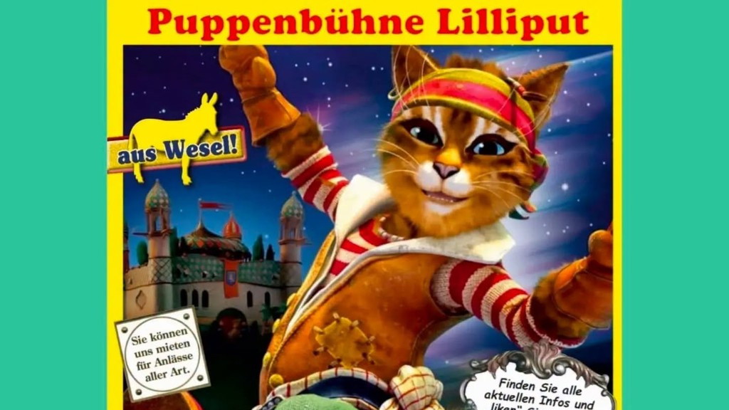 Titelbild der Veranstaltung Puppenbühne: Der gestiefelte Kater