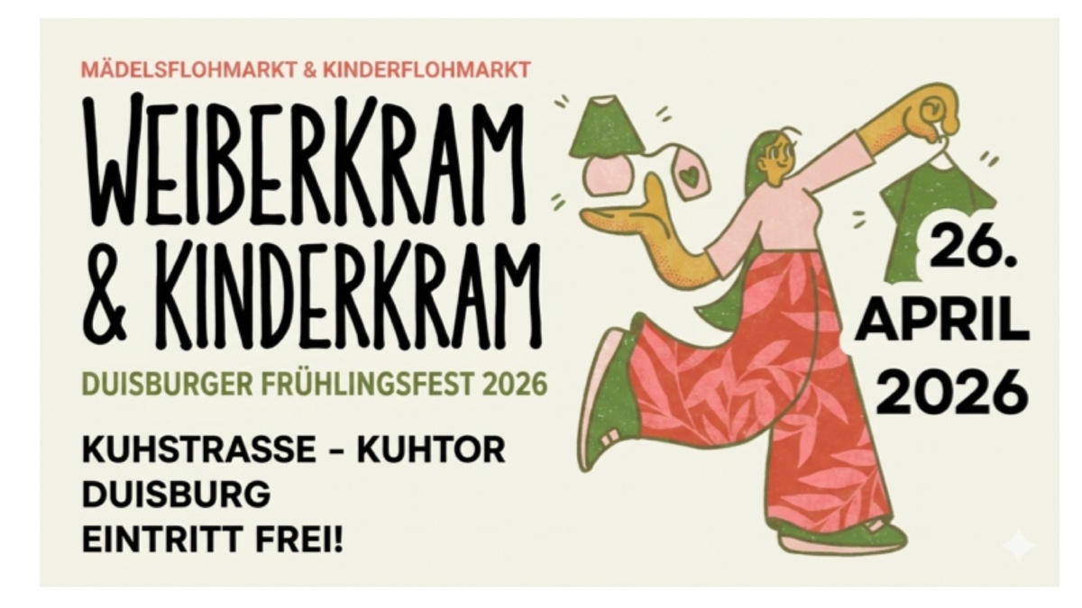 Weiberkram & Kinderkram – Mädelsflohmarkt & Kinderflohmarkt in Duisburg