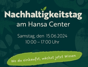 Nachhaltigkeitstag im Hansa Center