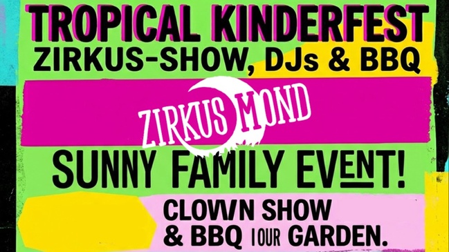 Zirkus Mond Kinderfest Tropical