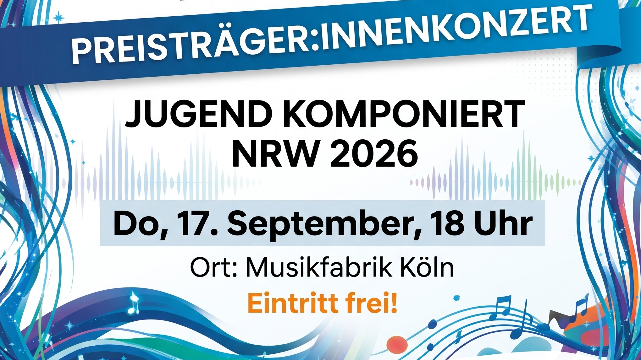 Preisträger:innenkonzert Jugend komponiert
