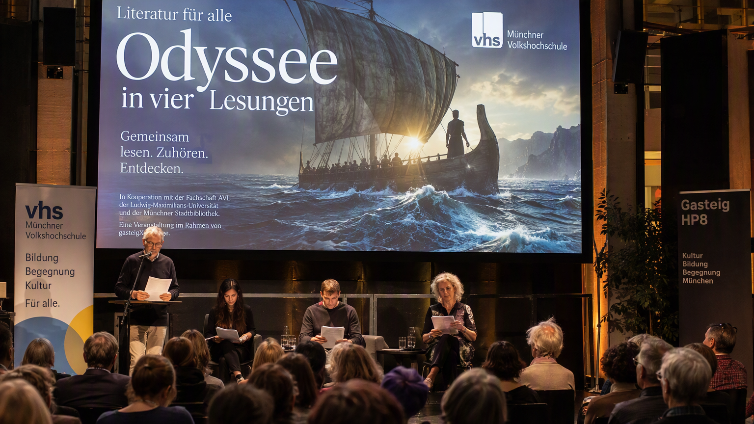 Literatur für alle - Odyssee in vier Lesungen