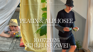 Barabend mit DJ-Set – Peaux & alphosee