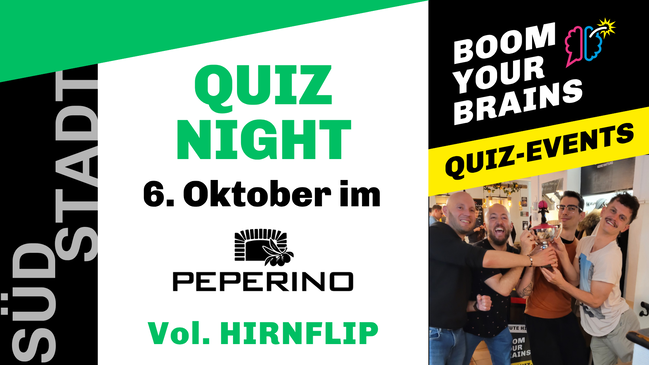 Quiz-Night Südstadt | Vol. Hirnflip | Boom Your Brains