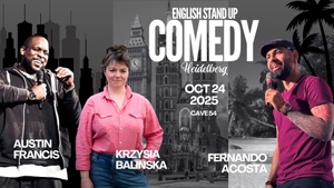 Fernando Acosta, Austin Francis & Krzysia Balinska in Heidelberg